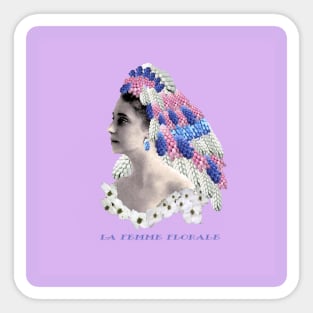 La Femme Florale Sticker